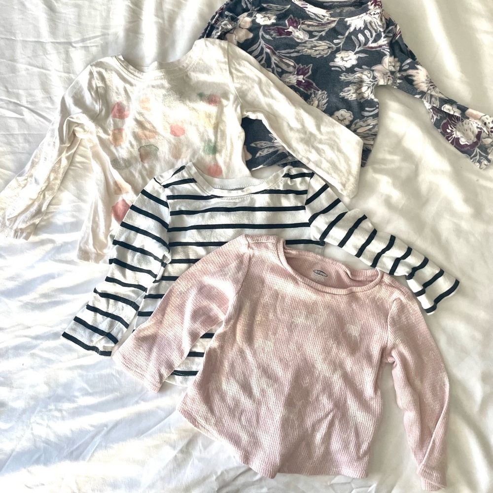 Old navy long sleeve shirts 12-18 month